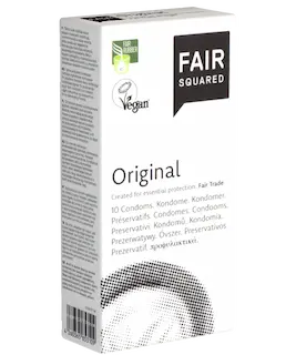 Fair Squared Single: Original, 10 Fair Trade condoms