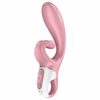 Satisfyer Hug Me – vibrátor s dráždidlem klitorisu ovládaný aplikací (růžový)