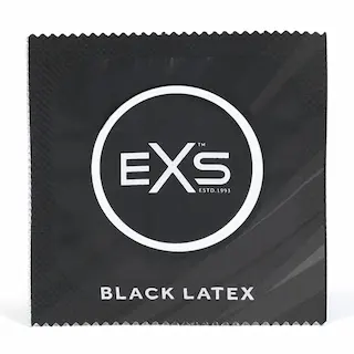 EXS Blatex – černé kondomy (100 ks)