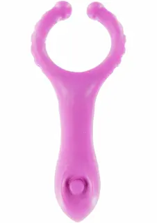 Vibrační kroužek na penis se stimulátorem klitorisu