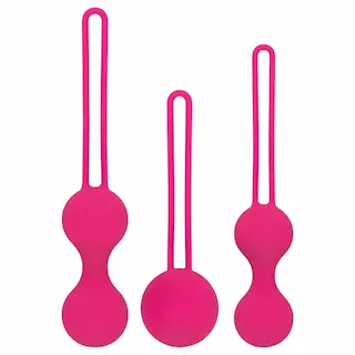 Easytoys – venušiny kuličky sada – 3 kusy – růžové