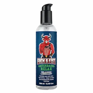Fuck & Fist Waterbased Relax Lubricant 250 ml, relaxační anální lubrikační gel na vodní bázi