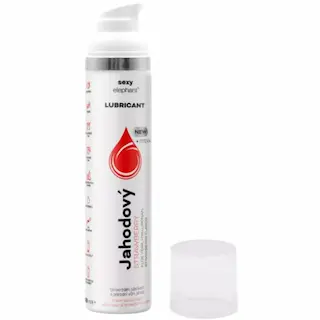 Jahodový lubrikační gel Sexy Elephant (100 ml)