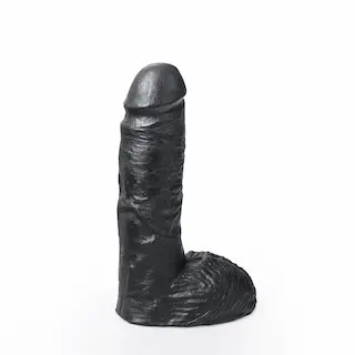 HUNG System César Black, černé dildo 19 x 4,8 cm