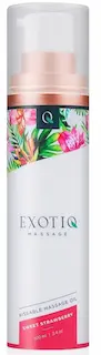EXOTIQ Masážní olej Sladká Jahoda – 100 ml