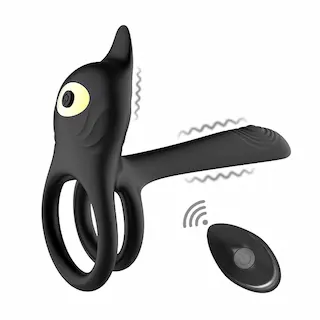 BASIC X Daji párový vibrátor rozšiřující penis černý