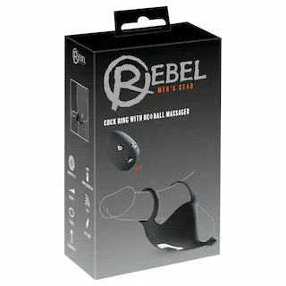 Cock ring with RC ball massager