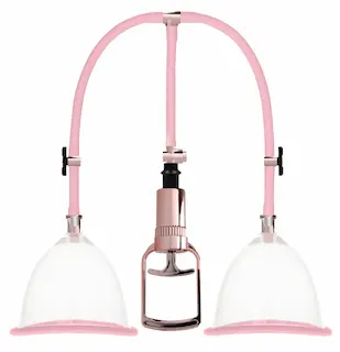 Vakuová pumpa na prsa Rose Gold, M