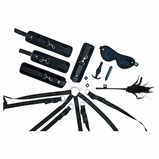 Sei Mio – bondage sada k posteli – černá