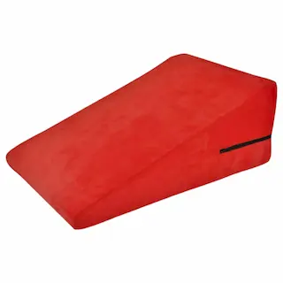 Desirel Magic Pillow – klínový sex polštář – velký (červený)