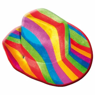 Pride – kovbojský klobouk – duhový