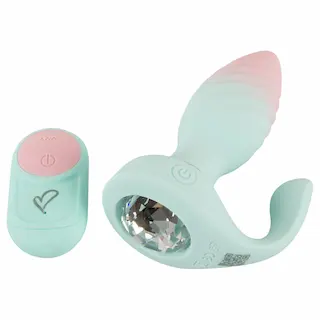 Beau Coeur Juvela – anální vibrátor plug – tyrkysový