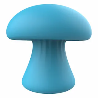 Magic Mushroom – vibrační masážní přístroj na obličej s akumulátorem (modrý)