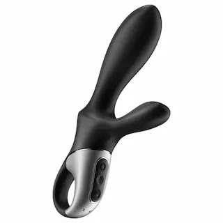Satisfyer Heat Climax+ – anální vibrátor s ohřevem ovládaný aplikací (černý)