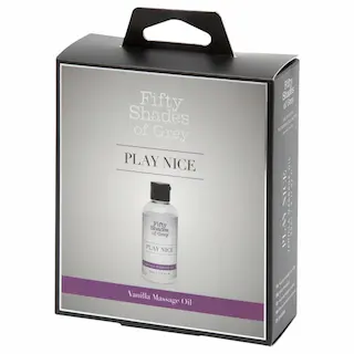 Padesát odstínů šedi Play Nice – smyslný masážní olej s vůní vanilky (90 ml)