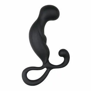 EASYTOYS PRO MUŽE Zakřivený masér prostaty – Černý