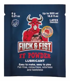 Fuck & Fist FF Powder Lubricant 6 g, instantní lubrikant 500 ml