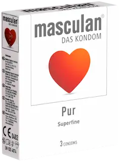 Masculan Single: Pur, 3 condoms