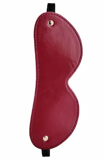 Blaze Elite Eye Mask, červená maska na oči z umělé kůže