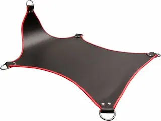 Mister B Basic Sling Black with Red Piping, 5bodový sling pro BDSM houpačky