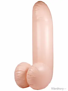 Nafukovací penis – 55“/ 140 cm – Tělová barva