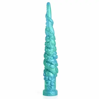 Sinnovator Kraken Double Tentacle Depth Training Platinum Silicone Dildo 23.5 Inches, prémiové silikonové dildo s Vac-U-Lock 66 x 2–8,1 cm