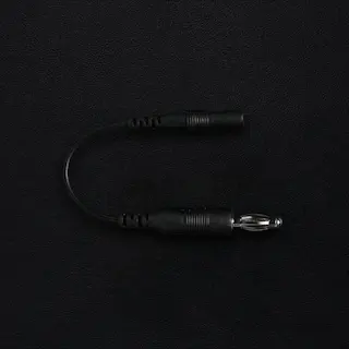 DG-LAB 2mm Pin Female Jack To 4mm Banana Plug, redukce pro připojení elektrod