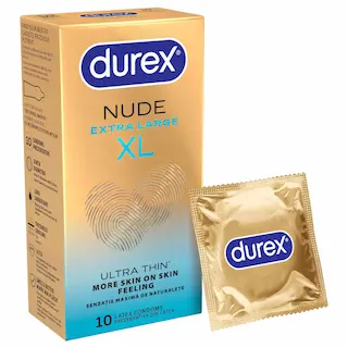 Durex Nude XL – extra velký kondom (10 ks)