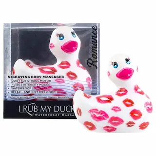My Duckie Romance 2.0 – vodotěsný vibrátor na klitoris (bílá-růžová)