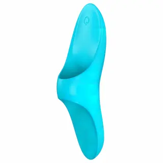 Satisfyer Teaser – akumulátorový, vodotěsný prstový vibrátor (tyrkysový)