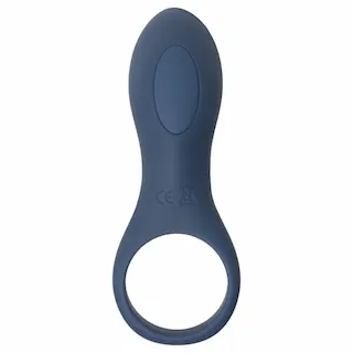 Amaysin – vibrační erekční kroužek na penis s akumulátorem (modrý)