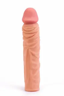 Návlek na penis Pleasure X-Tender hnědý 3