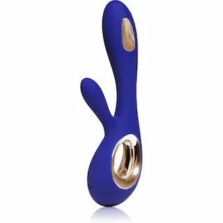 LELO Soraya Wave vibrátor s výběžkem, modrý