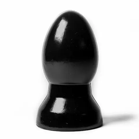 Mister B WAD Ornament of Oblivion Plug Black XL, černý anální kolík 19,5 x 9,5 cm