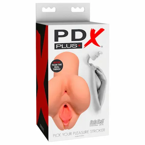 PDX Pick Your Pleasure – 2v1 realistický masturbátor (přírodní)