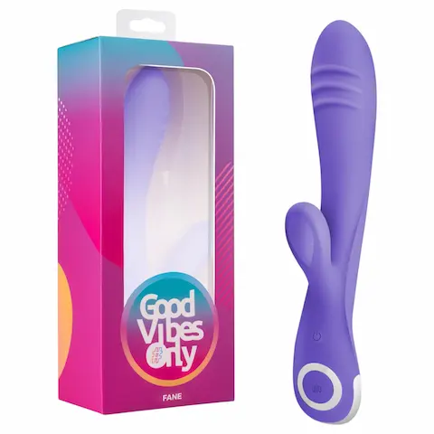 Good Vibes Only – vibrátor s králičím ramenem – stimulace klitorisu – fialová