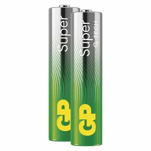 GP Super – alkalická baterie AAA 2 ks