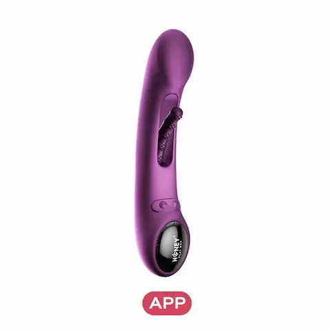 Vibrátor HONEY PLAY BOX TEMPO App Controlled Tapping G-Spot fialový
