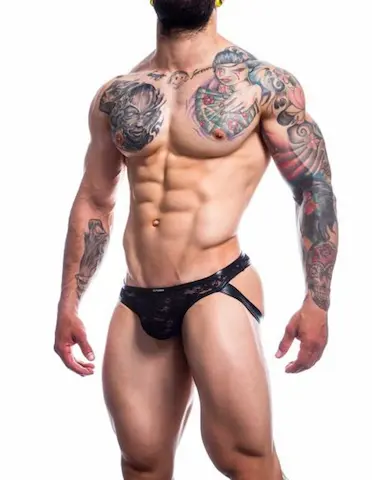 L4CE by C4M Jockstrap Capri Black