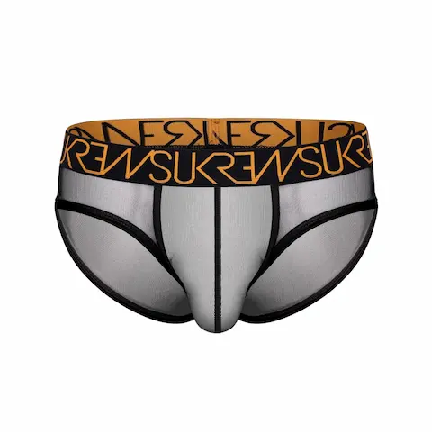 Slipy Sukrew Sheer Apex Brief Shadow Black
