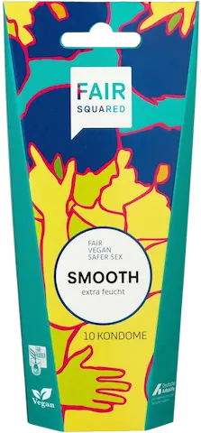 Fair Squared Single: Smooth, 10 Fair Trade condoms