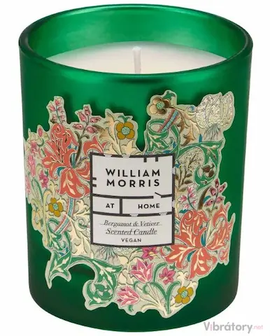 Vonná svíčka William Morris At Home Bergamot & Vetiver – bergamot a vetiver, 180 g