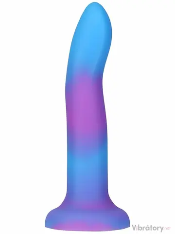 Světélkující tvarovatelné dildo s přísavkou RAVE 8″
