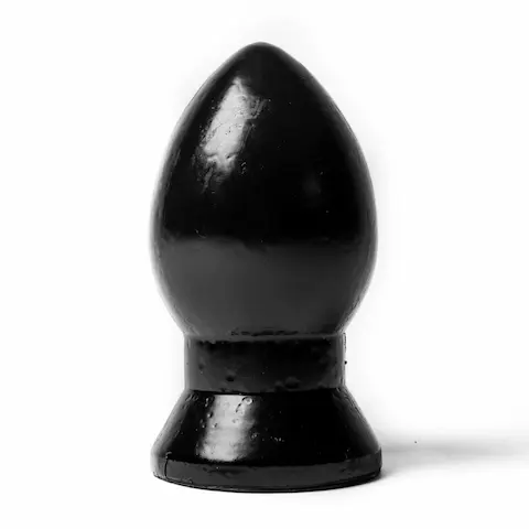 Mister B WAD Magical Orb Plug Black M, černý anální kolík 14,8 x 7,8 cm