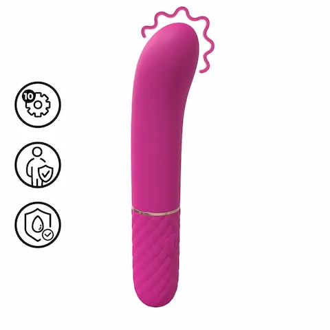 Loveline – mini vibrátor na bod G (růžový)