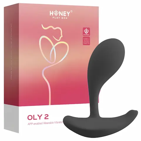 Honey Play Box Oly 2 – App‑ovládaný vibrátor na bod G a klitoris (černý)