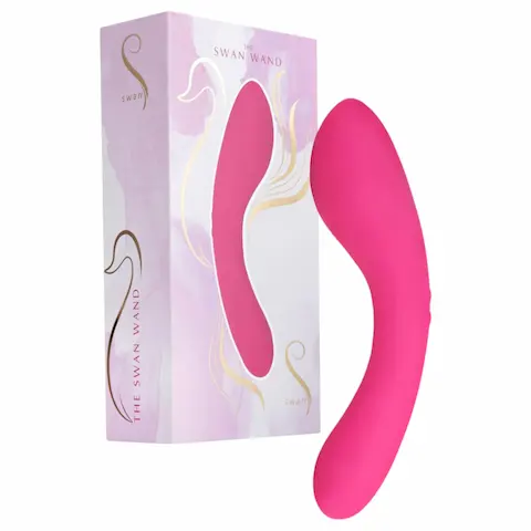 The Swan Wand – masážní vibrátor na baterii – růžový