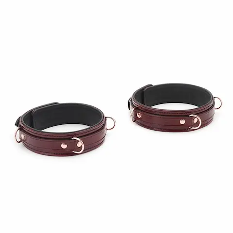 Pouta na stehna Liebe Seele Wine Red Thigh Cuffs vínové