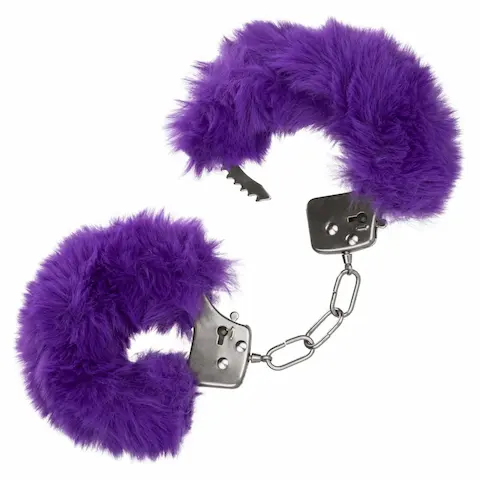 Plyšová pouta CalExotics Ultra Fluffy Furry Cuffs