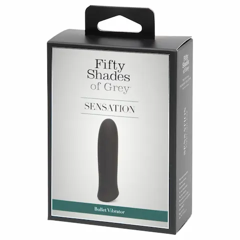 Fifty Shades of Grey – mini vibrátor – vodotěsný – černý